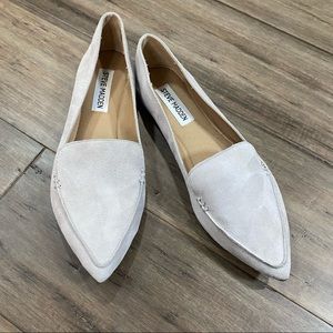 Steve Madden feather loafer pointed toe flats